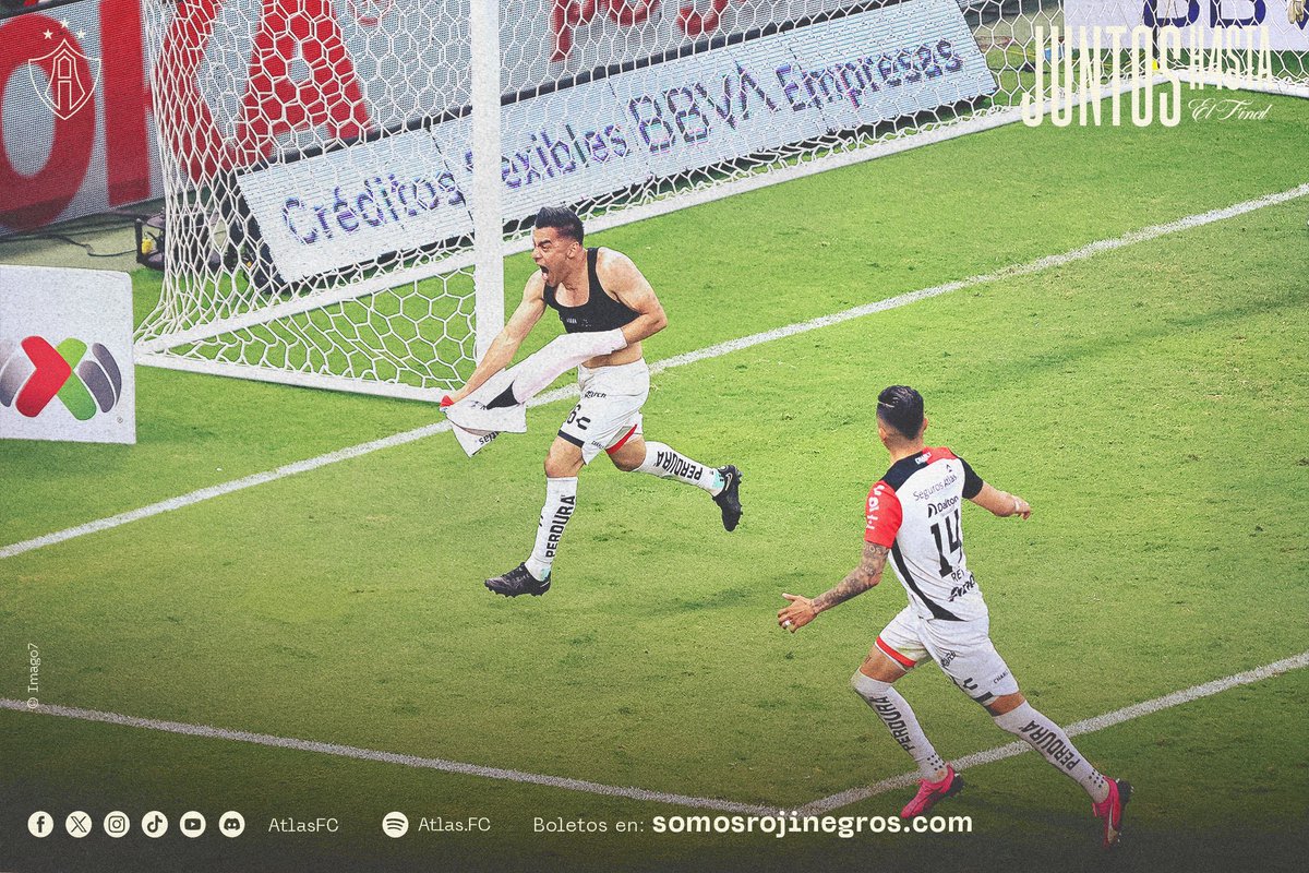 AtlasFC's tweet photo. EL ATLAS FC DE GUADALAJARA. 

¡EL DUEÑO DE LA CIUDAD DE LA FURIA! ❤️🖤

#JuntosH4staElFinal https://t.co/3O43tGtHa5