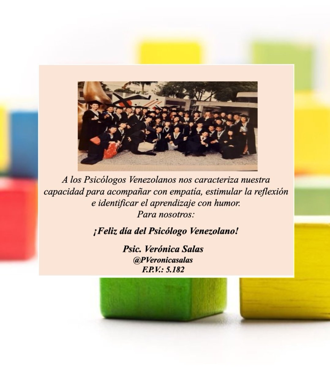 Educar emocionalmente es reajustar patrones para una mejor convivencia consigo mismo y con quiénes nos rodean. Para nosotros que somos responsables de este rol: ¡Feliz día del Psicólogo Venezolano! 🗣️👂🏻📝⏳