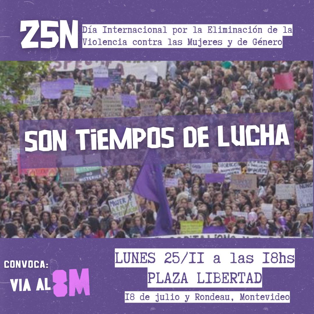 25N Día Internacional de la Eliminación de la Violencia contra las Mujeres ¡Nos movilizamos! 🦋💜🔥