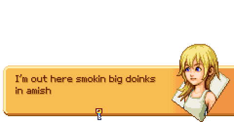 hey so @foone made a Kingdom Hearts Chain of Memories Death Generator. plug in a character sprite and what you want them to say and and it'll generate a dialogue box for them. See examples
deathgenerator.com/#khcom