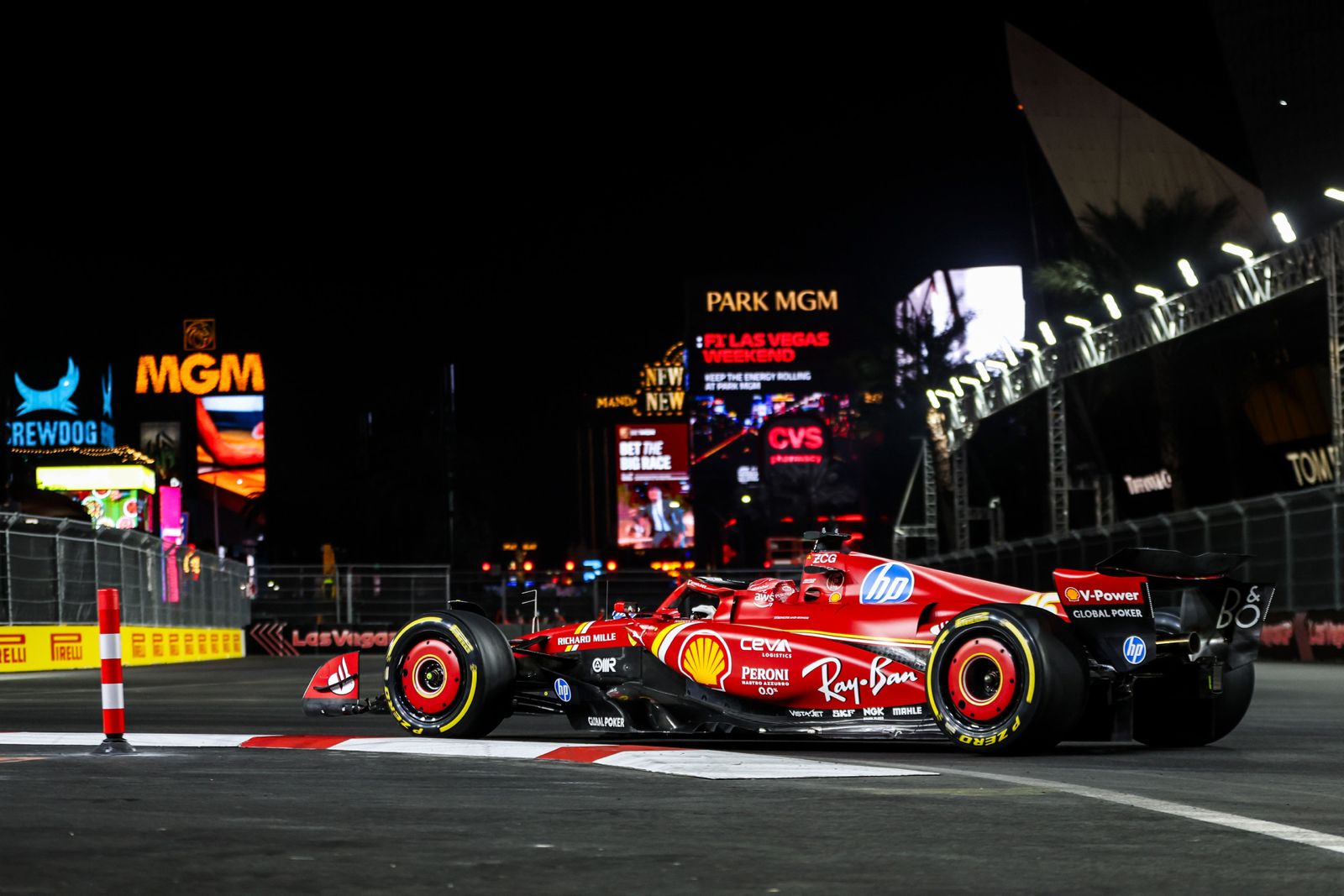 Charles Leclerc, Ferrari SF24, Las Vegas