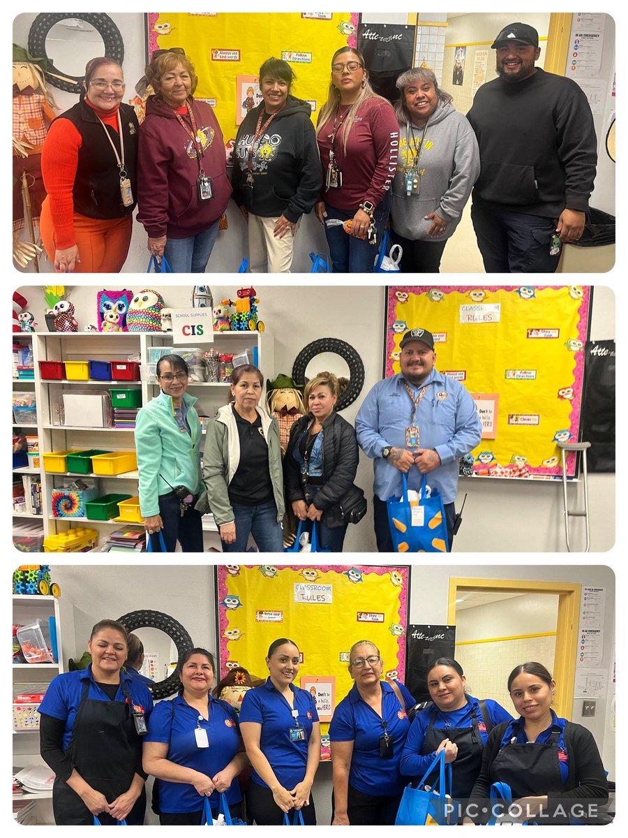 Diana Fuentes-Hueco ES CIS Program Coordinator (@dianafu2012) on Twitter photo We are Thankful with our wonderful SUNS custodians,SUNS monitor,SUNS officers and SUNS cafeteria staff! Happy Thanksgiving ๐!@Hueco_ES <a href="/CISElPaso/">Communities In Schools of El Paso</a> @Steven_Hueco <a href="/SocorroISD/">Socorro ISD</a> #ALLIN We are Thankful with our wonderful SUNS custodians,SUNS monitor,SUNS officers and SUNS cafeteria staff! Happy Thanksgiving ๐!@Hueco_ES <a href="/CISElPaso/">Communities In Schools of El Paso</a> @Steven_Hueco <a href="/SocorroISD/">Socorro ISD</a> #ALLIN