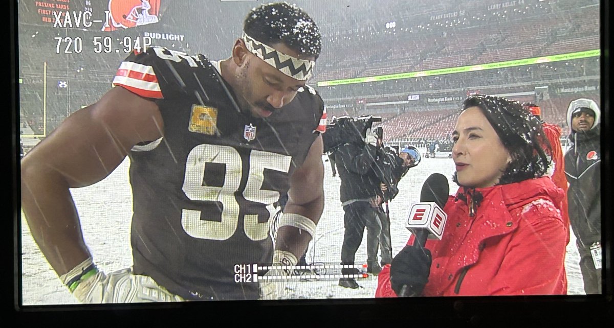 What a win for a Cleveland Browns. 

Just talked to Myles Garrett - on Jameis Winston tonight: “He played his ass off” 

And did the reigning DPOY have something to prove? “Absolutely …I came here to show I’m number 1 right now - and I’m not going anywhere.”