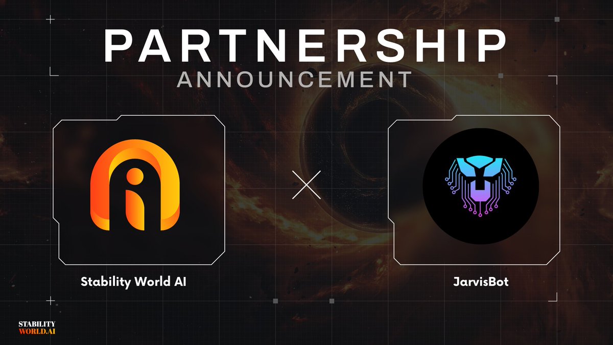 Partnership Announcement: Stability World AI x JarvisBot

🌟We’re proud to announce our partnership with <a href="/JarvisBot_AI/">JarvisBot</a>, a revolutionary Omni Platform for #AI powered by blockchain technology, launched on <a href="/ton_blockchain/">TON 💎</a> &amp; <a href="/solana/">Solana</a>.

🎉JarvisBot provides a comprehensive AI toolkit
