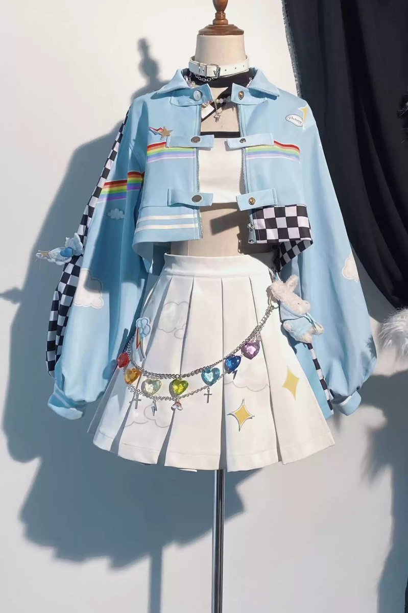 Belchic7's tweet image. 新作レインボーロリータ🌈💛🧡💚