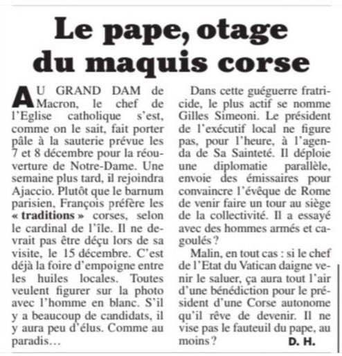 Petru_Poggioli's tweet image. #Nul de nul .. et anti-corse.. les délires du Canard enchaîné