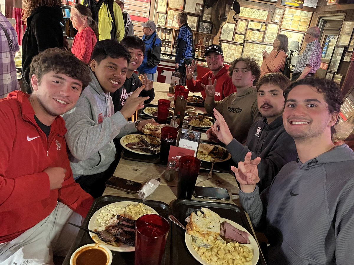 Scott St Specialists (@uh_specialists) on Twitter photo Thanks to <a href="/HoopnHollerHou/">Hoop & Holler</a> for sending the Specs to Goode Company BBQ tonight for Houston Blue Week!
Not only is it a big week for <a href="/UHCougarFB/">Houston Football</a> … but a huge one for Mike and Jennifer Pittman! Happy Anniversary from the Scott St Specs! Thanks to <a href="/HoopnHollerHou/">Hoop & Holler</a> for sending the Specs to Goode Company BBQ tonight for Houston Blue Week!
Not only is it a big week for <a href="/UHCougarFB/">Houston Football</a> … but a huge one for Mike and Jennifer Pittman! Happy Anniversary from the Scott St Specs!