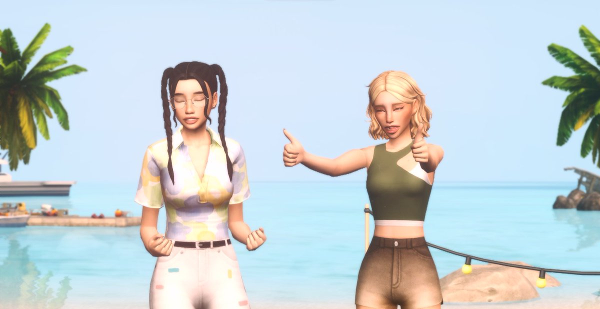 RGTeamOfficial's tweet photo. Quinn: Gurl who’s that cute person with the white jacket and thick accent-

Dylan: Bestie they are out of your league, but lemme get see if I can get their number

#TheSims4 #Sims4Machinima #Animation #RGContinuance https://t.co/E9rP2ntPWa