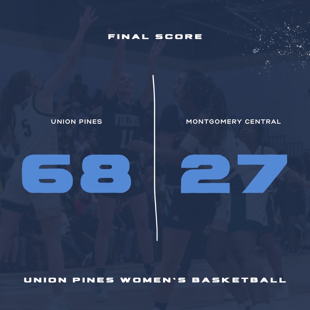 Another great night for the Lady Vikings! 
STATS:
Ashanti Fox — 34 pts, 7 ast 
Gianna Maheu — 12 pts
Taryn Pekala — 11 pts 
Savannah McCaskill — 11 rbs, 5 blks