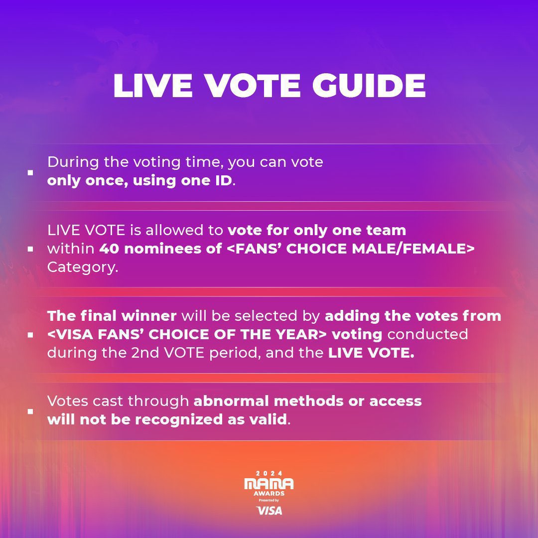 Jennie_Union's tweet photo. 📣📣MAMA LIVE VOTE NOW

Vote for  #JENNIE  on VISA FANS‘ CHOICE OF THE YEAR for #MAMAAWARDS 

⏰ Start during MAMA US live on air (12 PM KST)
⏱️ Ends during MAMA Japan live on air (6 PM KST)

🚨 We have only 4hrs left 

🔗 https://t.co/haetCrFiM4 https://t.co/oD0FzsCcgw