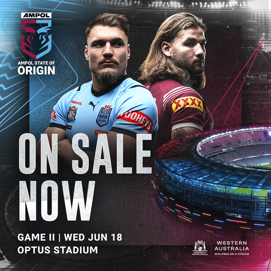 The best of the best are headed West!

Whether you’re a die-hard NRL fan or a footy first timer, this is your chance to witness every moment of the intensity, ferocity, and rivalry live.

 Secure your seat today 👉 loom.ly/jvJteqo