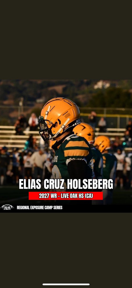 Elias Cruz Holseberg | 6’3|190 | 2027’ db | tweet media