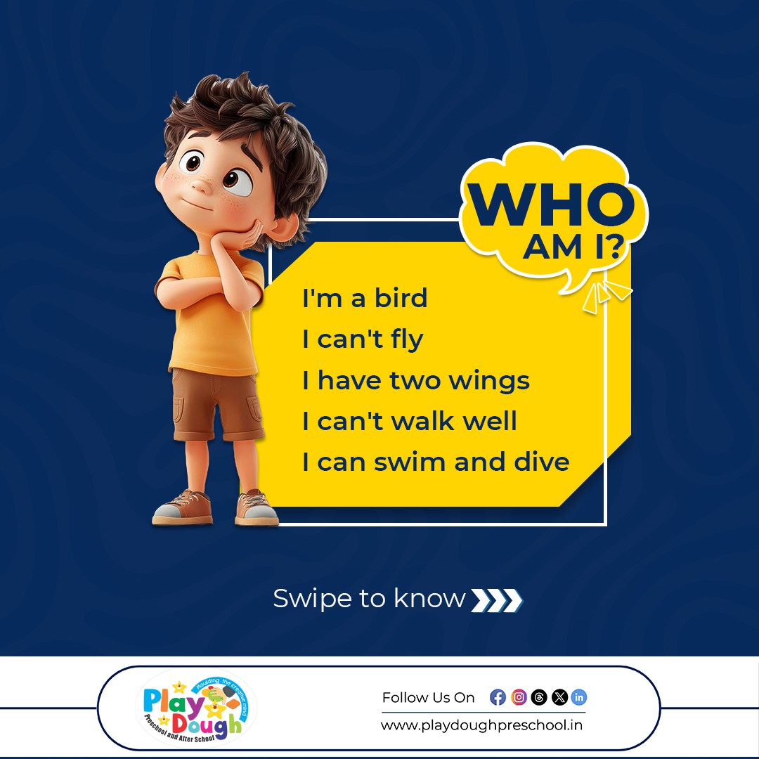playdoughschool's tweet image. 🕵️‍ Who Am I? 🕵️‍
Put your guessing skills to the test!
Can you figure out who it is? 

#playdoughpreschool #WhoAmI #funactivitiesforkids #funforkids #penguin
