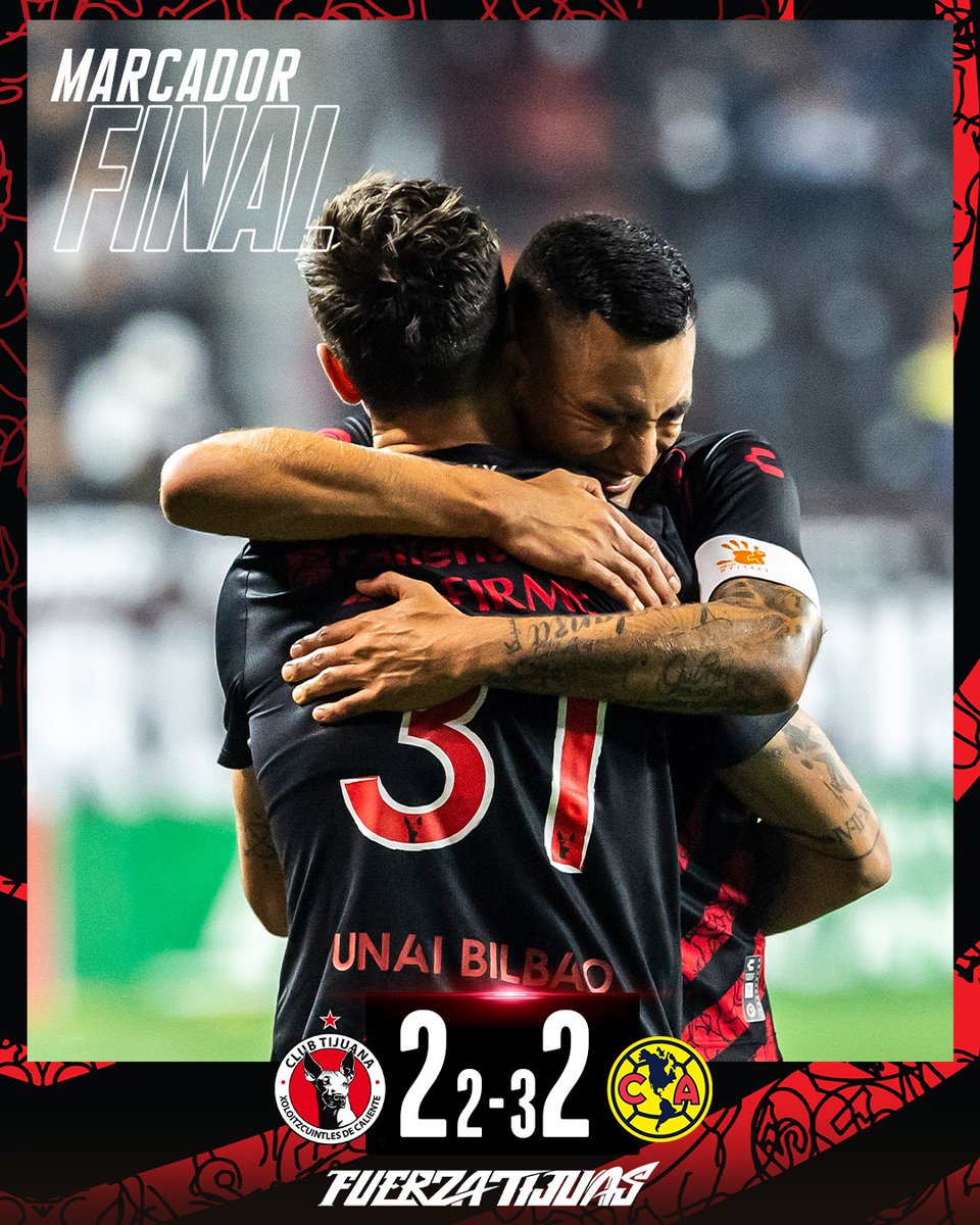 Finaliza el partido

¡Seguimos de pie! Este domingo nos vemos en casa

Y juntos ¡VAMOS X LA LIGUILLA! 

#FuerzaTijuas 💪