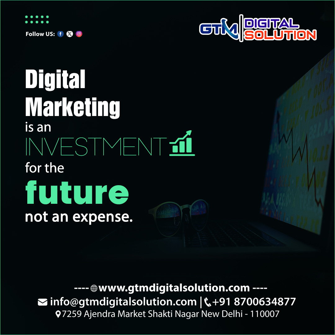 gtmsolution1's tweet image. 💡 Digital Marketing: Your Smartest Investment Yet! 📈
•
Let's create a roadmap to your digital success! 🌟
📞 +91 8700634877
🌐 gtmdigitalsolution.com
•
#digitalmarketing #futureinvestment #seo #smo #ppc #googleads #googleads #graphicdesign #marketingexperts #businessgrowth