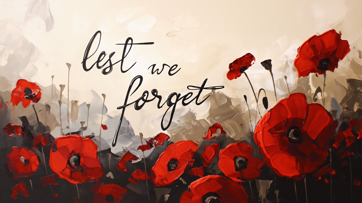 They shall grow not old, as we that are left grow old: 
Age shall not weary them, nor the years condemn.
At the going down of the sun and in the morning
We will remember them.

#Remembrance