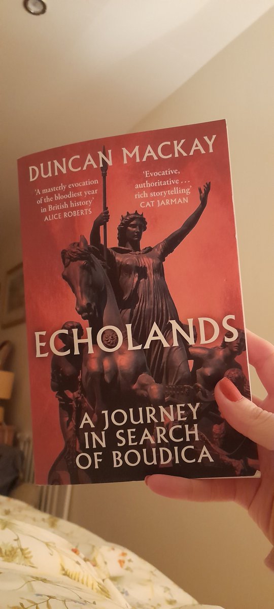 Thank you to the algorithm that lead me to finding this book!

#Archaeology #aliceroberts #history #boudica #warrior #women #book #reading