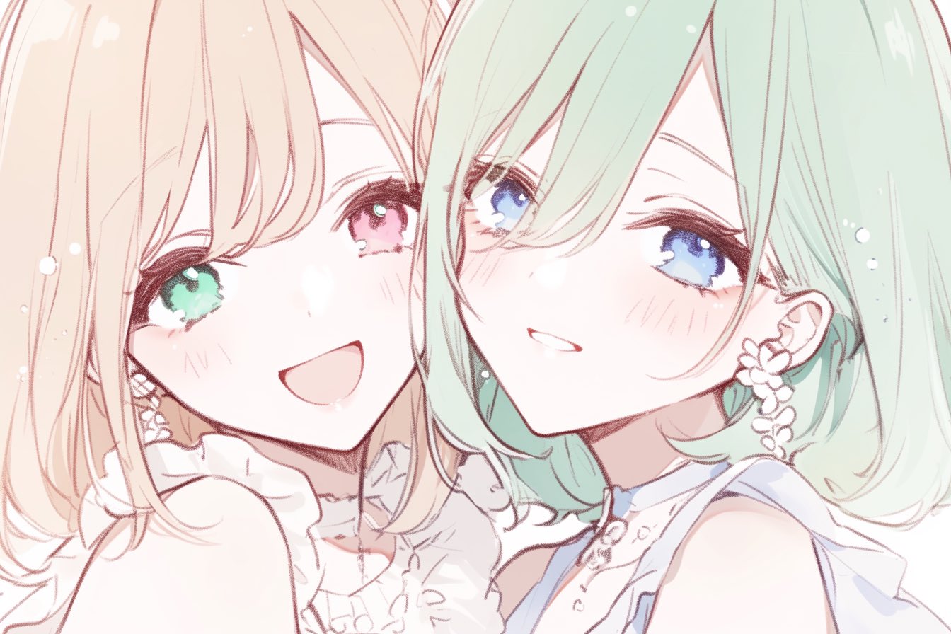 まっぴー様♡ペア画♡イラストオーダー ペアイラストオーダー♬ | SKIMA（スキマ）