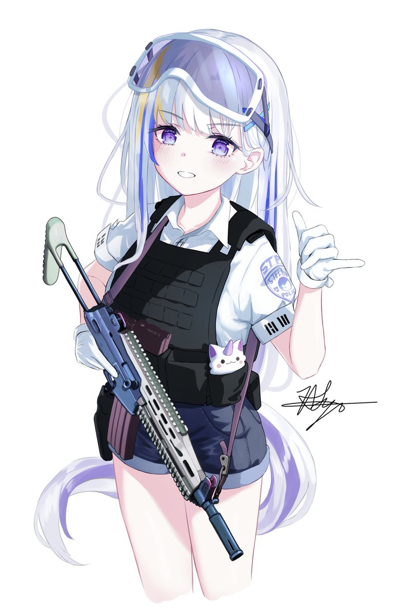 「#いい銃の日絵のバージョン 」|炎ワ木🔥🌲のイラスト