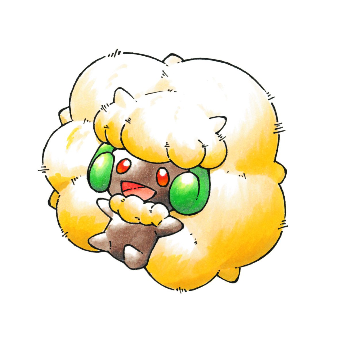 dora_mentaiko's tweet photo. エルフーンとミミッキュを描きました https://t.co/NmnqLPSux2