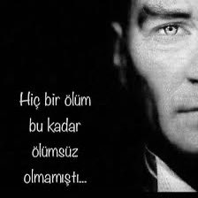 Saygı sevgi ve özlemle anıyoruz..!
#Atatürk #10Kasim