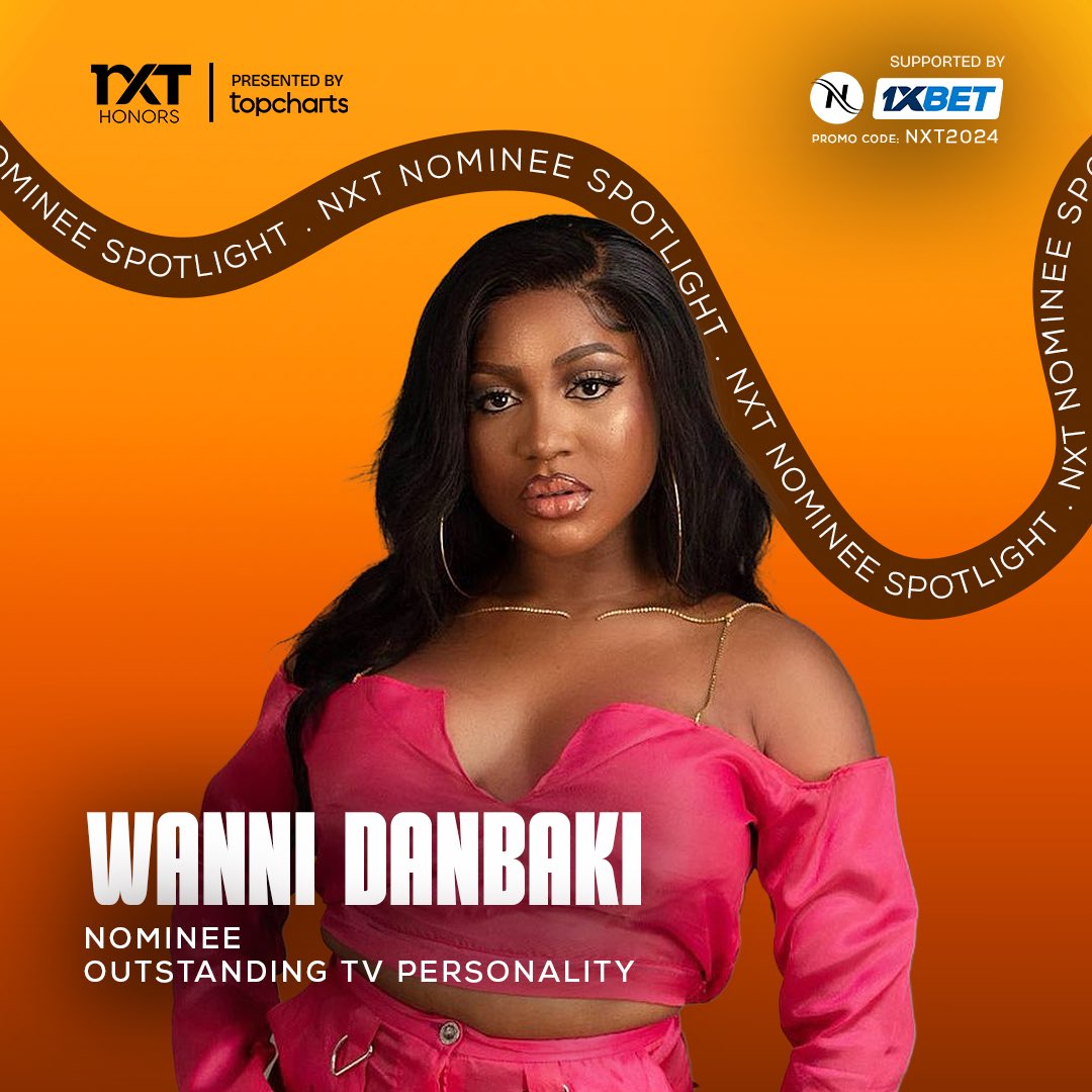 NXT Honors (@nxthonors) on Twitter photo 𝐍𝐎𝐌𝐈𝐍𝐄𝐄 𝐒𝐏𝐎𝐓𝐋𝐈𝐆𝐇𝐓: WANNI DANBAKI
Nominated for Outstanding Television Personality for his presence on the show “Big Brother Naija” (@wanni_twinny, <a href="/WannixHandi/">WannixHandi</a>) 𝐍𝐎𝐌𝐈𝐍𝐄𝐄 𝐒𝐏𝐎𝐓𝐋𝐈𝐆𝐇𝐓: WANNI DANBAKI
Nominated for Outstanding Television Personality for his presence on the show “Big Brother Naija” (@wanni_twinny, <a href="/WannixHandi/">WannixHandi</a>)