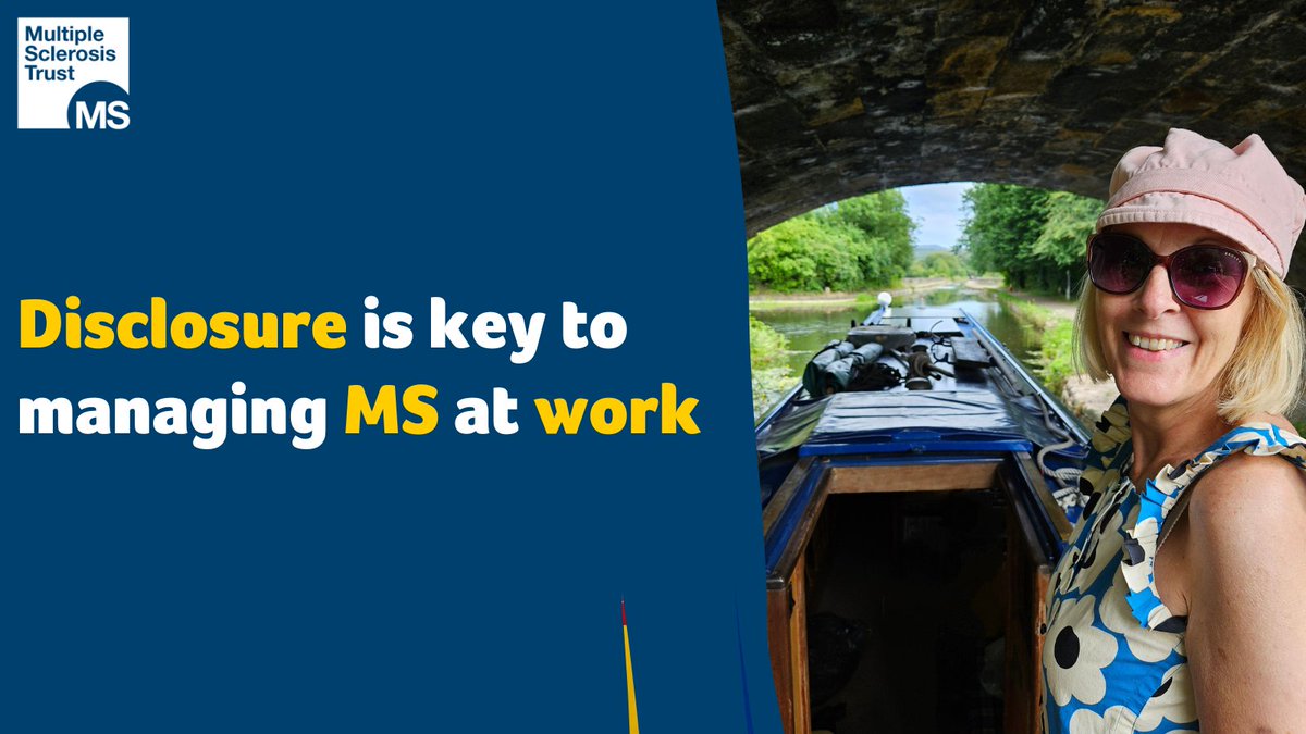 Disclosure is key to managing #MS at work - Suzanne

"Telling colleagues was hard as I didn’t want to be treated differently. But it was the right decision, people were understanding and I was able to keep working."

Read Suzanne's story:

pulse.ly/j5znij44qv