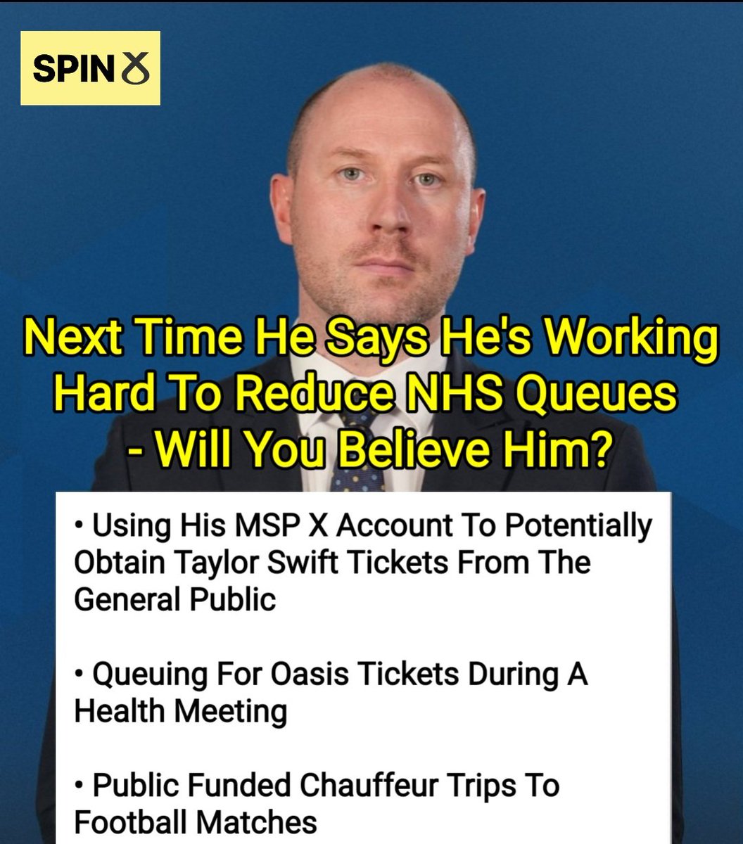 JustAVoter100's tweet photo. NEIL GRAY SNP ...

Do you believe he's working to reduce NHS waiting times as a priority?

#SNPGravyTrain https://t.co/wp5Yl0WeGx