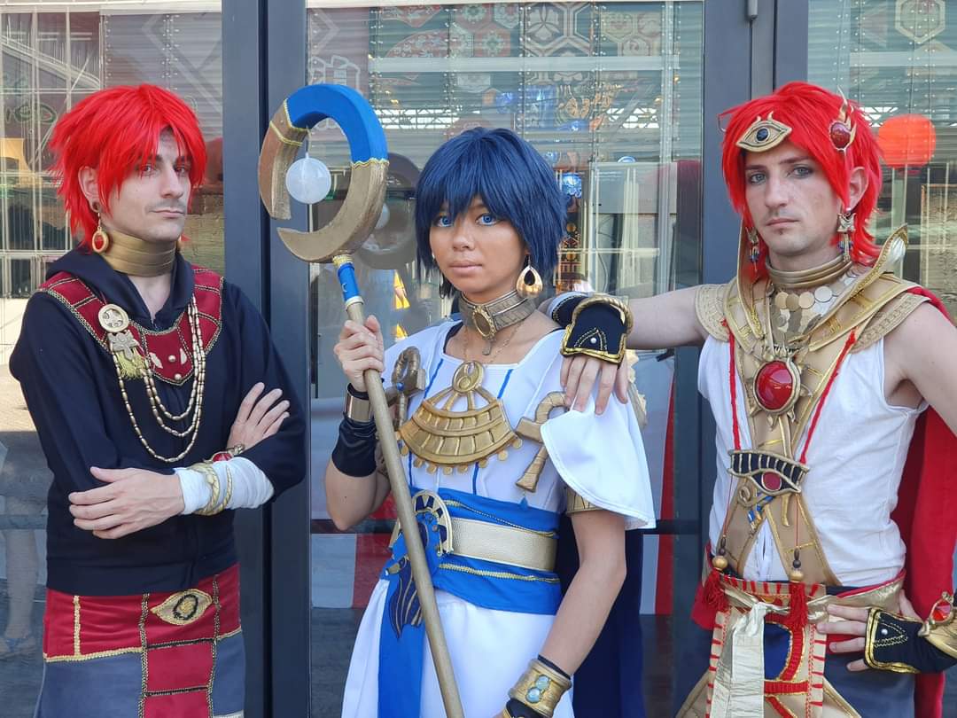 kanda_coser's tweet photo. Fr : Je suis passionnée par les mythologies et l'histoire gréco-romaine, nordique, japonaise mais surtout égyptienne 

#cosplay #frenchcosplay #hatchepsout #imhotep #djeser #apophis #thegreatpriestimhotep #im #manga #anime https://t.co/QRxK0PyEBI