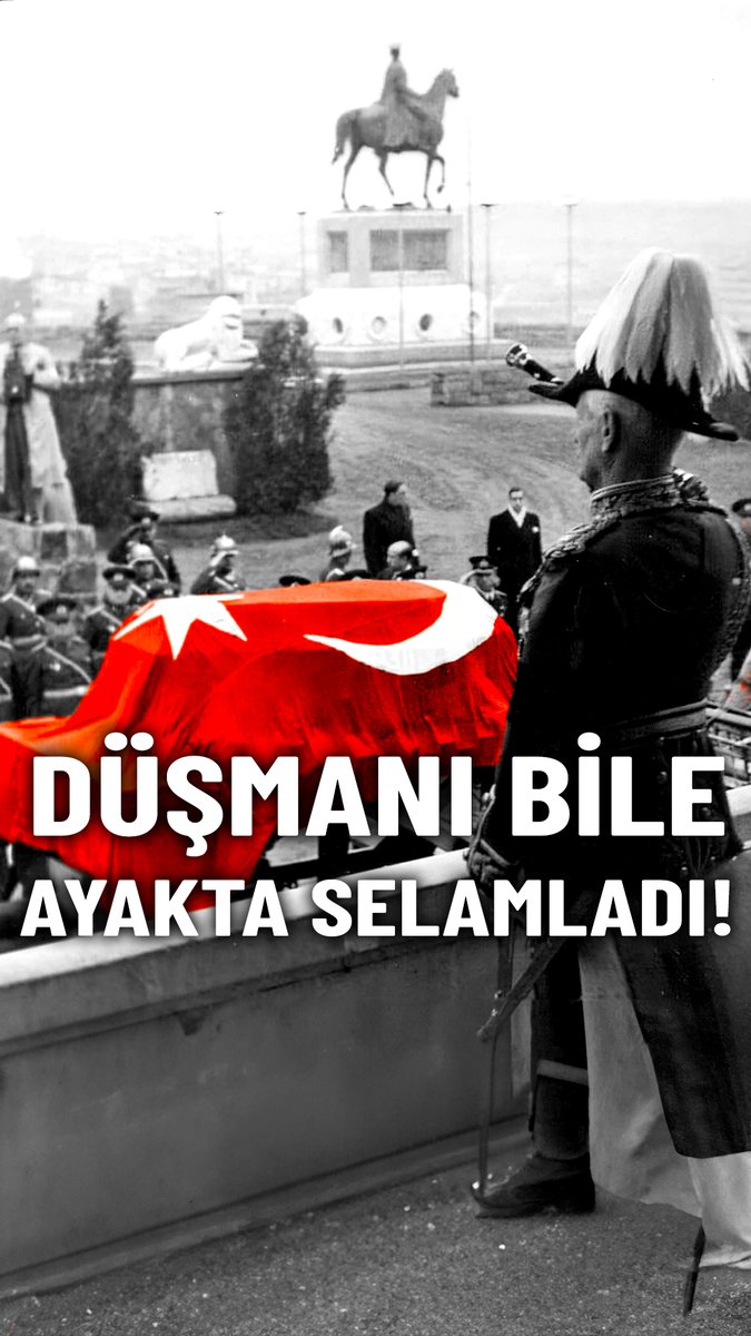 Düşmanı bile onu ayakta selamlamıştı!
Cumhuriyetimizin kurucusu Ulu Önder Gazi Mareşal Mustafa Kemal Atatürk'ü saygı ve özlemle anıyoruz 🇹🇷
youtube.com/shorts/Joa_RA4…

#10Kasim #10Kasim1938 #atatürk #MustafaKemalAtatürk #TarihteBugün #türkçetarih #tarih