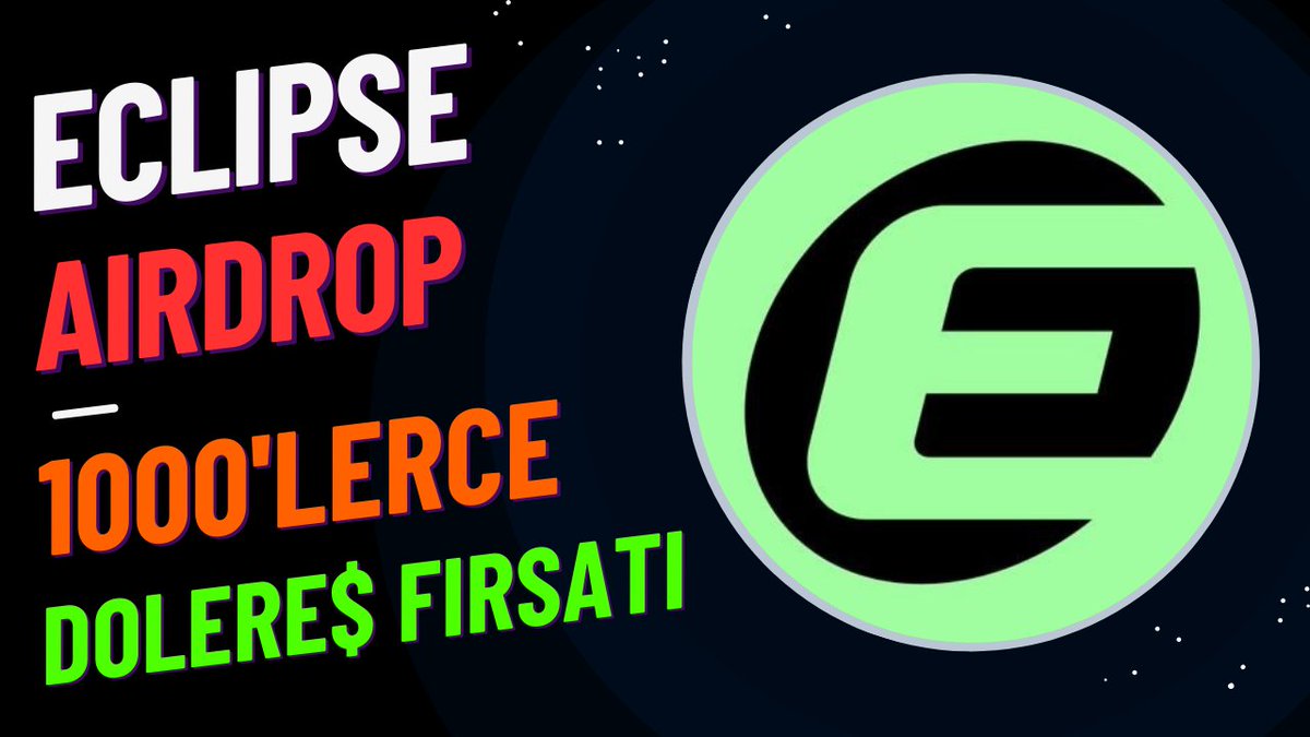 kriptoescobar0's tweet photo. Eclipse Airdrop İçin Tüm Yapılması Gerekenler / Yine 1000'lerce Dolares Fırsatı 24 Saati Var !!!
SOL + ETH + ilk olan bir proje, o yüzden şansımı denedim. Denemek isteyenlere ne yapması gerektiğini anlattım.
Link: https://t.co/rcRB1LbBsI
@EclipseFND #eclipse #eclipseairdrop #eclipsemainnet
