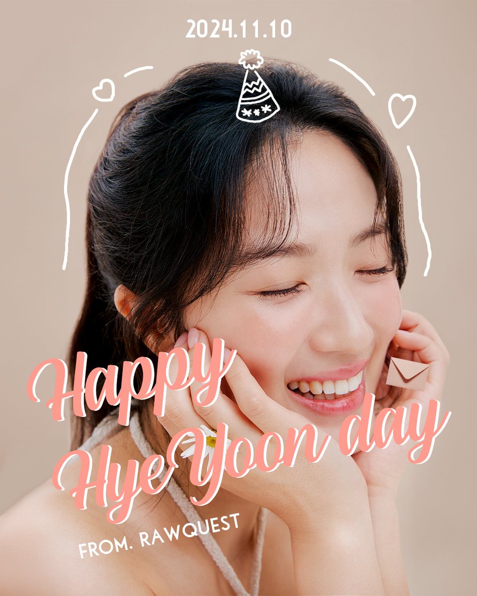 𝟐𝟎𝟐𝟒.𝟏𝟏.𝟏𝟎

𝑯𝒂𝒑𝒑𝒚 𝑯𝒀𝑬𝒀𝑶𝑶𝑵 𝑫𝒂𝒚⋆˚⟡

오늘은 로우퀘스트 뮤즈 혜윤! 데이~!
혜윤님의 생일을 진심으로 축하해주세요 🎉

-
Skin Barrier Build-Up

#로우퀘스트 #RAWQUEST #김혜윤
#KIMHYEYOON #해피혜윤데이