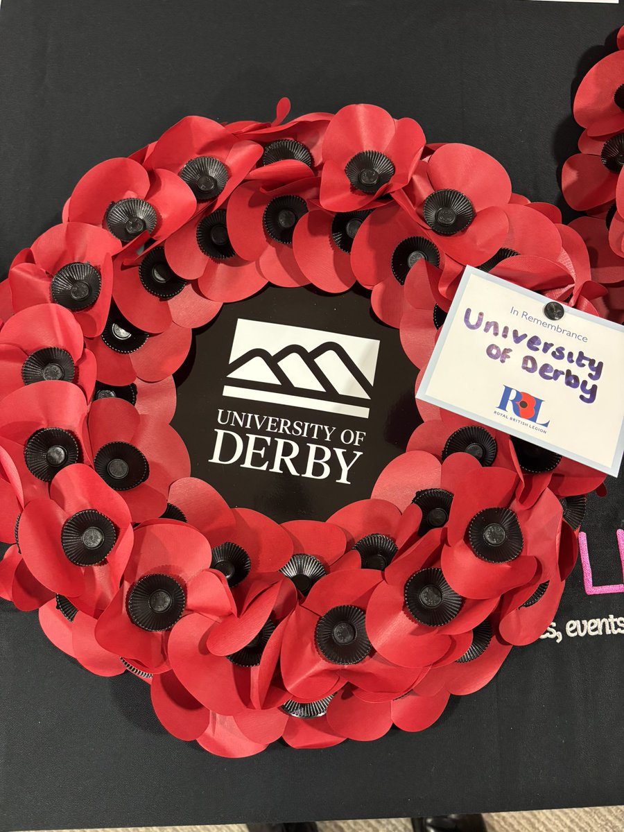 Professor Keith McLay (@profkeithmclay) on Twitter photo 10.xi.24
Proud to be representing <a href="/DerbyUni/">University of Derby</a> at Derby City’s Remembrance Service this morning. Lest We Forget. 10.xi.24
Proud to be representing <a href="/DerbyUni/">University of Derby</a> at Derby City’s Remembrance Service this morning. Lest We Forget.