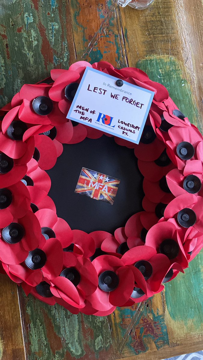 MYFootballAcca1's tweet photo. They shall grow not old, as we that are left grow old
Age shall not weary them, nor the years condemn.
At the going down of the sun and in the morning
We will remember them.

Lest We Forget https://t.co/qOQYy7UBOL