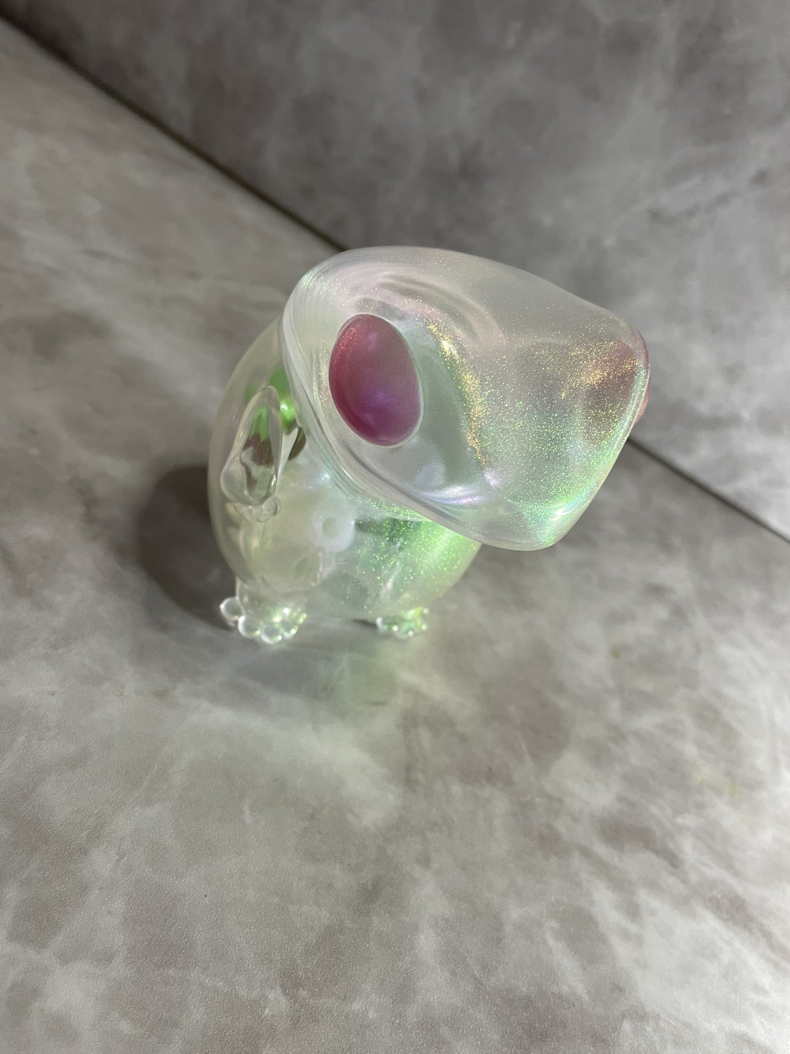 サイン入り FROG TREE ソフビ 麟核 受肉 蓄光&幼麟核&畳 付