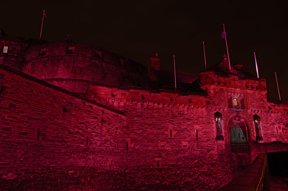 Edinburgh Castle (@edinburghcastle) on Twitter photo The castle will be floodlit red tonight and tomorrow night on Remembrance Sunday and Armistice Day, Sun 10 and Mon 11 Nov for <a href="/poppyscotland/">Poppyscotland</a>.
On both days there will be a gun fired from the castle to mark the period of reflection at 11am.
#ScottishPoppyAppeal #LightUpRed2024 The castle will be floodlit red tonight and tomorrow night on Remembrance Sunday and Armistice Day, Sun 10 and Mon 11 Nov for <a href="/poppyscotland/">Poppyscotland</a>.
On both days there will be a gun fired from the castle to mark the period of reflection at 11am.
#ScottishPoppyAppeal #LightUpRed2024