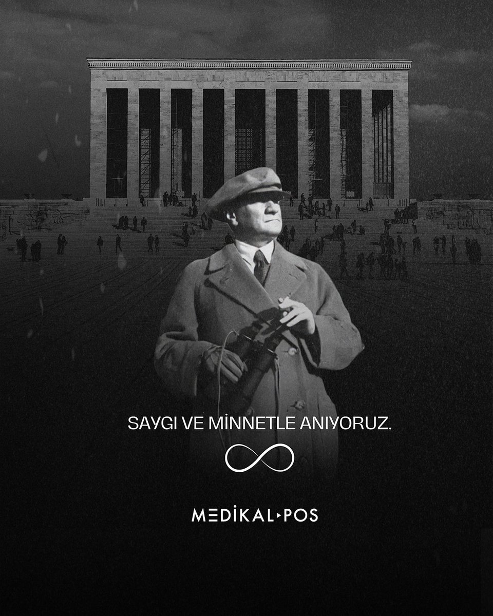 MedikalPos's tweet photo. Cumhuriyetimizin kurucusu Mustafa Kemal Atatürk'ü, aramızdan ayrılışının yıl dönümünde saygı, özlem ve minnetle anıyoruz. Onun mirasına sahip çıkarak, gösterdiği yolda ilerlemeye devam ediyoruz.

#MedikalPos #MustafaKemalAtatürk #10Kasım https://t.co/0h23H27XTx