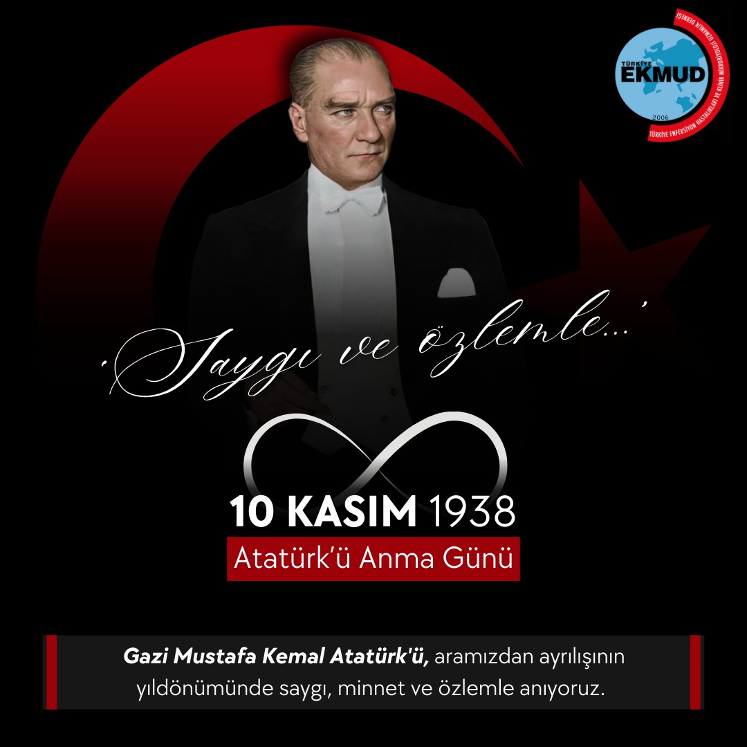 EKMUD_TR's tweet photo. Bugün Atamızı anarken, onun mirasına sahip çıkarak ülkemizi daha aydınlık yarınlara taşımak için var gücümüzle çalışıyoruz.

Sonsuz özlem ve saygıyla... https://t.co/JfmCRMLxVY