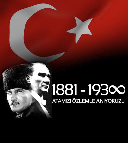 Sevgili ATATÜRK; aramızdan ayrılışının 86. yılında, her geçen gün seni daha çok özlüyor, daha iyi anlıyoruz. Dünyanın en büyük Devrimcisi olan senin fikirlerinin takipçisi;  emanetin olan Türkiye Cumhuriyeti'nin koruyucusu olacağız... Sevgi, Saygı ve Minnetle....