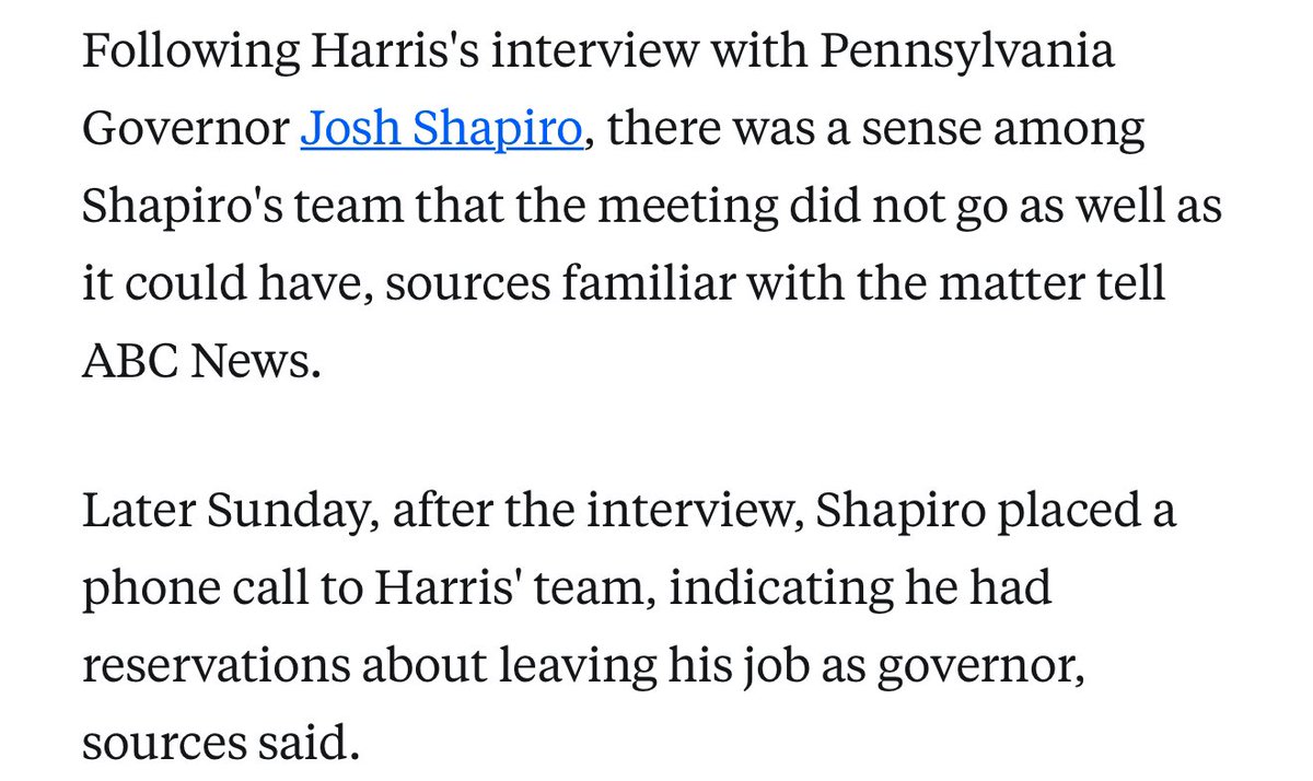 Josh Shapiro turned her down