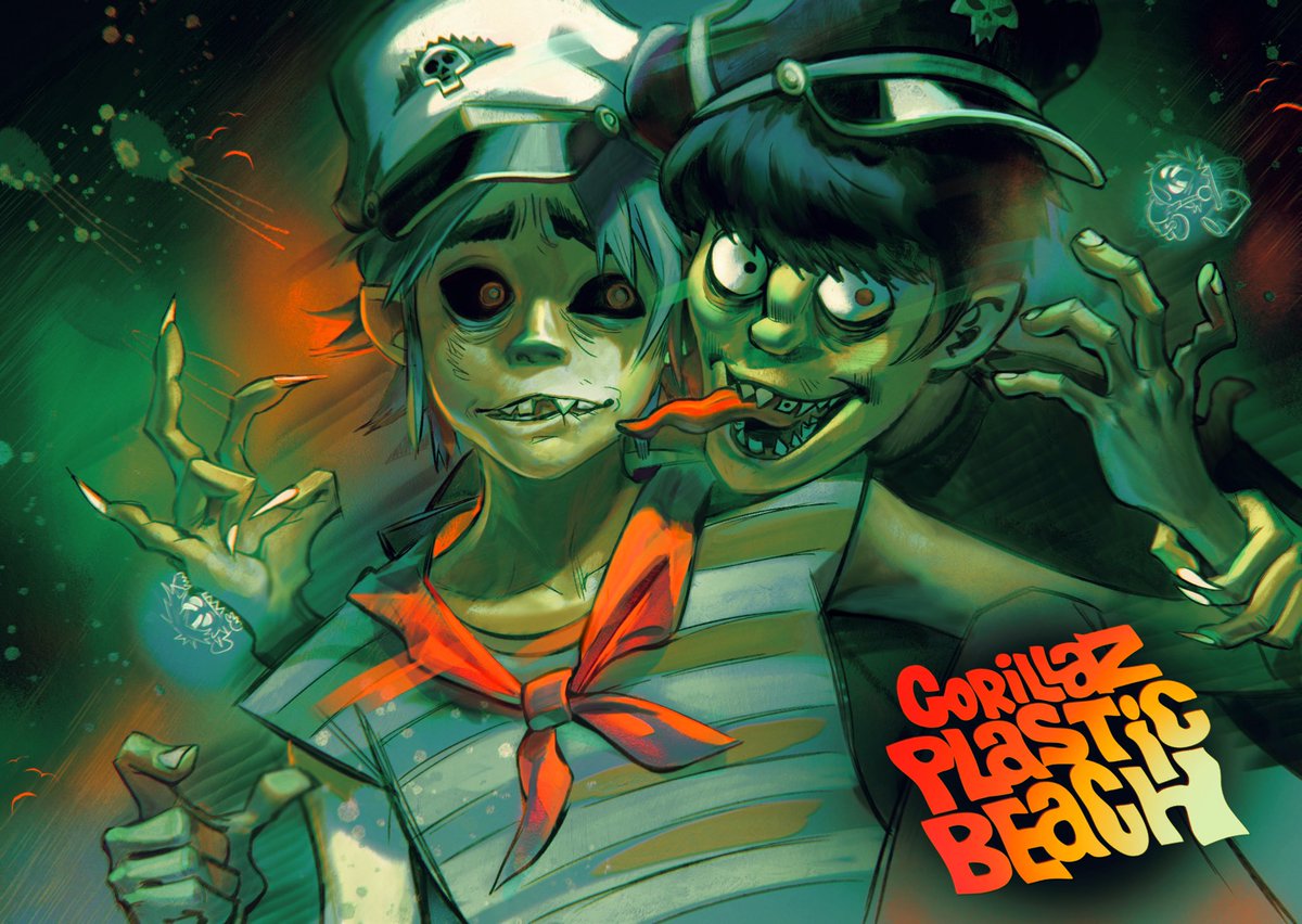 StupotPie's tweet photo. #gorillaz https://t.co/siqahrJAgW