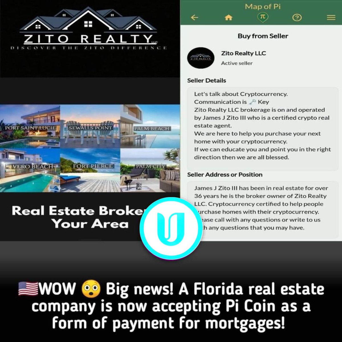 A Florida real estate company is now accepting Pi Coin as a form of  mortgage payment! This is a huge step forward, showing how valuable Pi  Network has become in the real