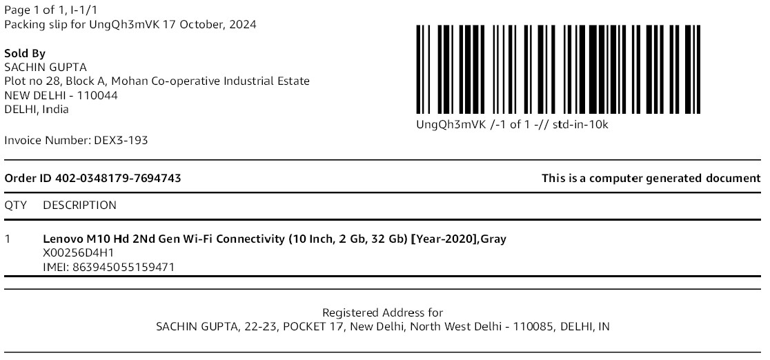 MrRcsahu's tweet photo. Bought a Lenovo product via @amazonIN from a Delhi seller, but it was made in Nov 2021 and sold as new in Oct 2024. @Lenovo_IN now denies warranty, citing a "High Shelf Issue." Consumers need visible manufacture dates for transparency. #ConsumerRights #CyberFraud #AmazonIndia https://t.co/75UYkruEK3