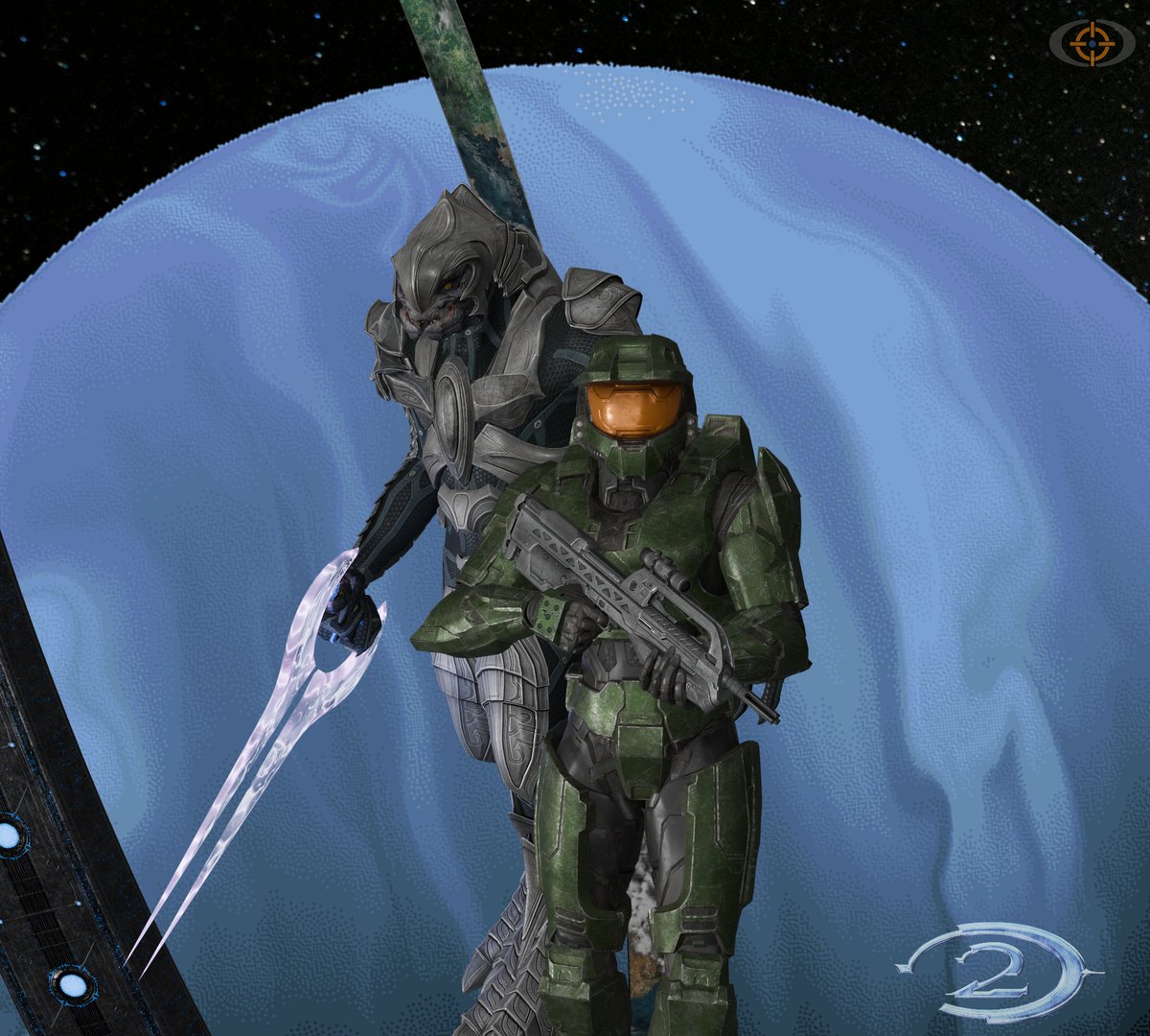 B324Obedience's tweet image. "Forged Alliance" 

//Made in Blender 4.0 &amp;amp; Photoshop with assets from Halo Archive\\

Pretty late but still happy birthday Halo 2 
#Halo #Halo2 #HaloSpotlight