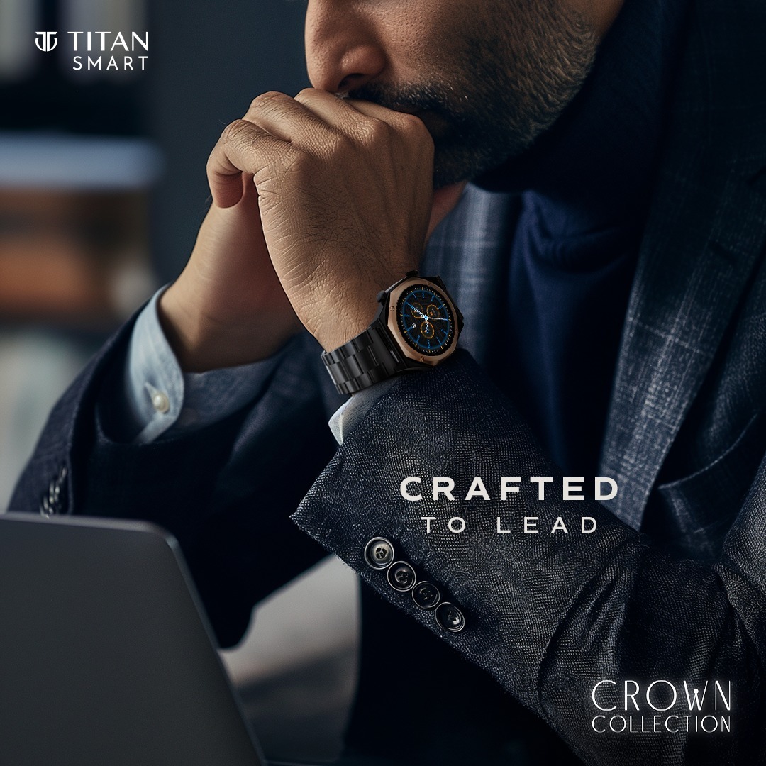 titanwatches's tweet photo. For those who never compromise on style or ease – Maestro by Titan Smart.
Expect craftsmanship and performance that is #AClassApart.
Immerse yourself in the #CrownCollection at your nearest Titan World, Premium Retail Outlets, or visit https://t.co/D4e12nM0C4
#TitanSmart #CrownCollection #AClassApart #Maestro