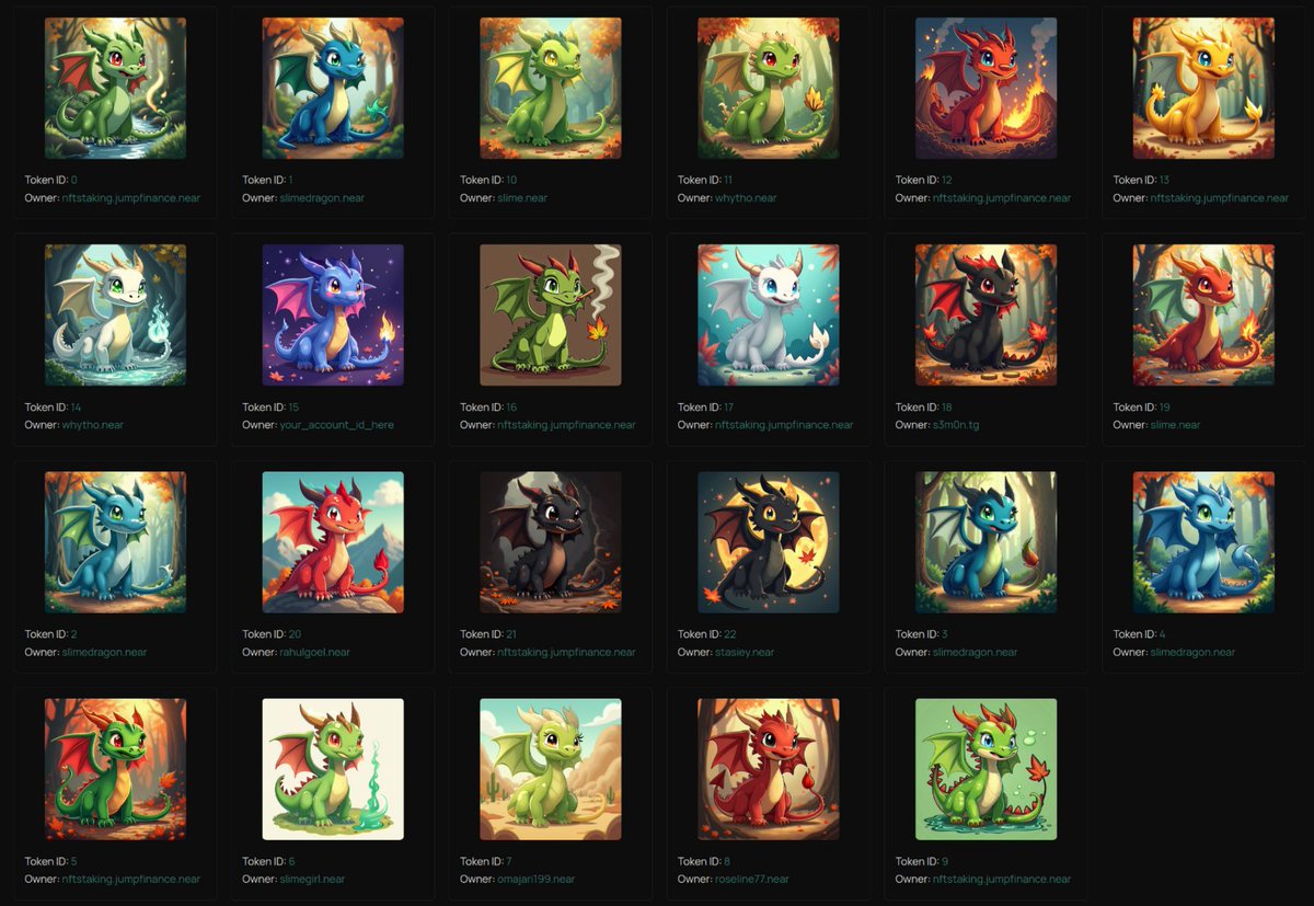 People mint different dragons! Each time you mint, a new dragon is generated for you. Has anyone tried generating your favorite anime characters?