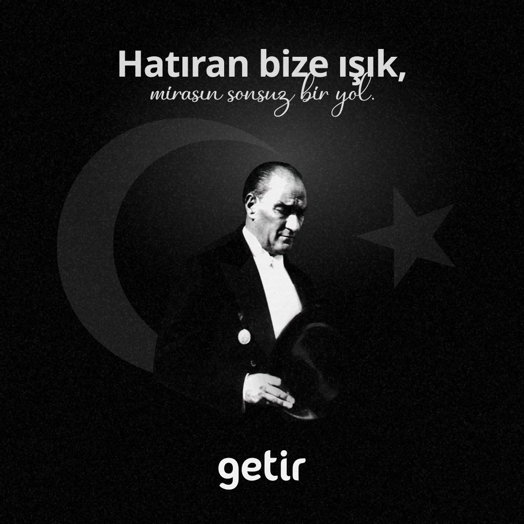 Ulu Önder Mustafa Kemal Atatürk'ü sevgi, saygı ve özlemle anıyoruz.