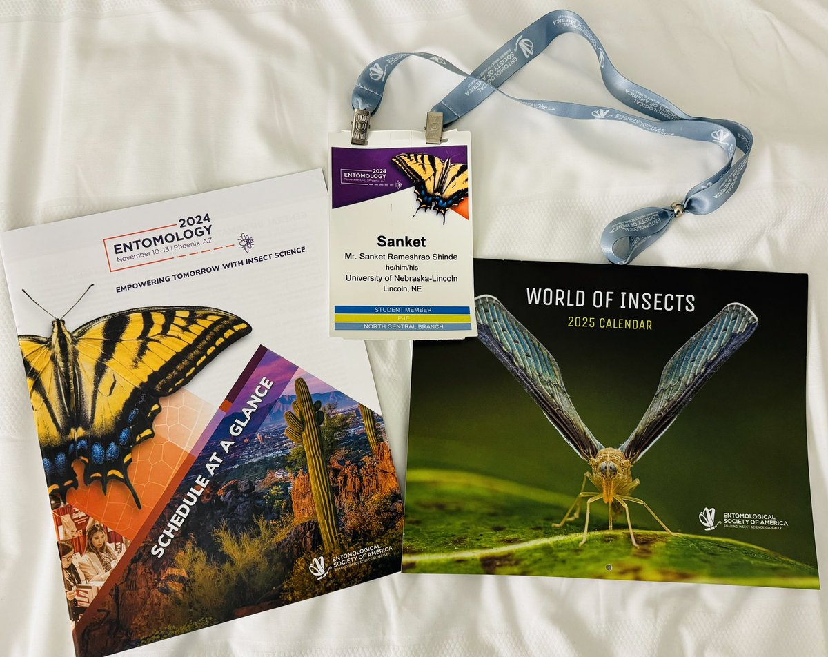 SanketS37059413's tweet image. Super excited for Entomological Society of America’s National meeting in Phoenix, AZ.
#EntSoc24