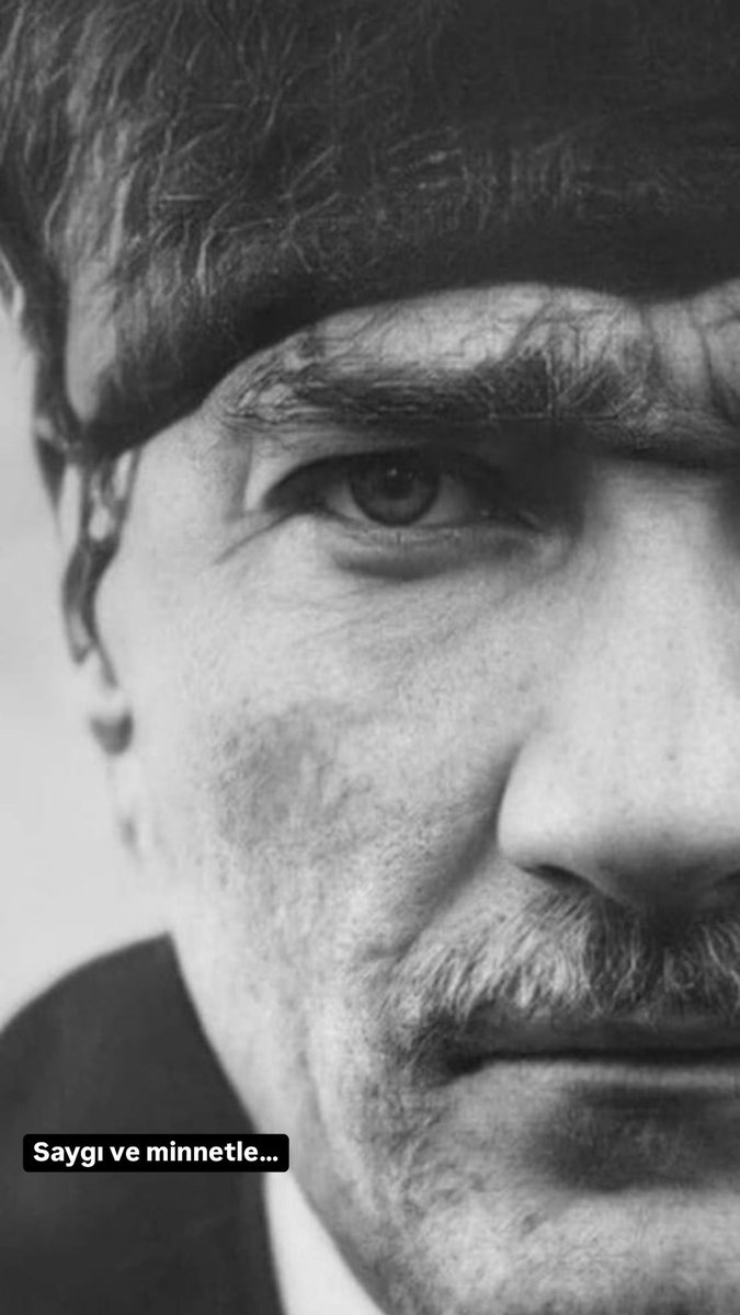 Saygı ve minnetle…