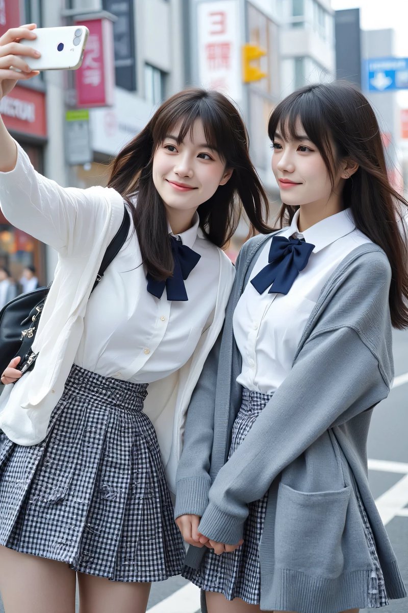 AiCharmCraft's tweet image. 仲良く自撮り📸✨

#AI美少女グラビア  #制服少女 #AI美少女
#土日はフォロワーさんが増えるらしい
